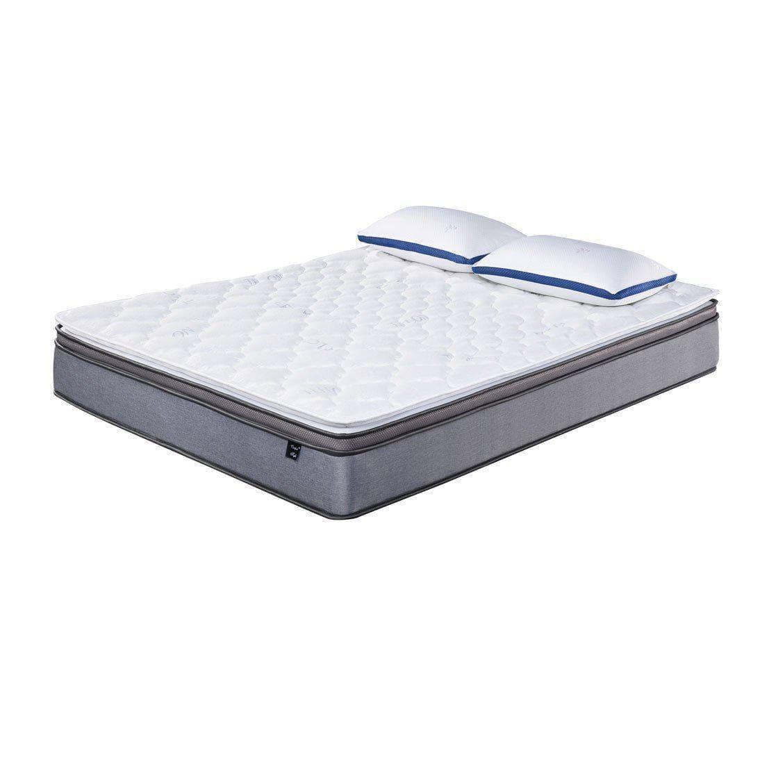 Somnuz Comfort Night 12 Inch Water Repellent Teflon Fabric Latex Individual Pocketed Spring Mattress - Somnuz Malaysia