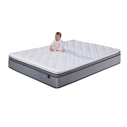 Somnuz Comfort Night 12 Inch Water Repellent Teflon Fabric Latex Individual Pocketed Spring Mattress - Somnuz Malaysia